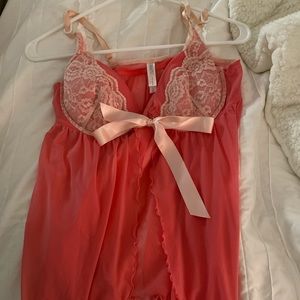 Babydoll Sheer Top